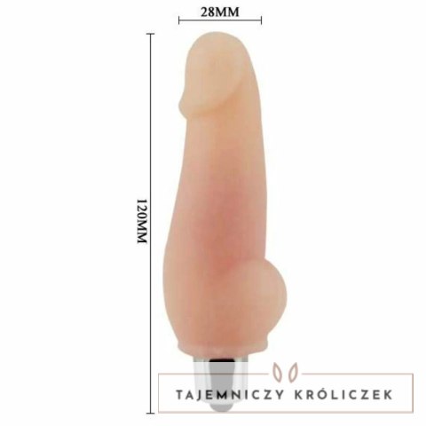 Baile Super Mini Mavouvin - Stymulator Intymny Kompaktowy TPR Wibrujący BAILE