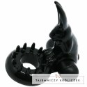 Baile Sweet Rabbit - silikonowy pierścień wibrujący z motywem krolika, czarny BAILE