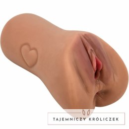 Crazy Bull BM-009238N-1 Intymny Masturbator model dwukanałowy TPR, naturalny kolor CRAZY BULL