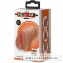 Crazy Bull BM-009238N-1 Intymny Masturbator model dwukanałowy TPR, naturalny kolor CRAZY BULL