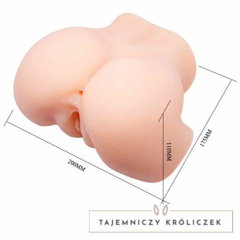 Crazy Bull Dual Vibration Intimate System z Dwoma Kanałami, miękki materiał CRAZY BULL