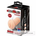Crazy Bull Pocket Pleasure - Masturbator kompaktowa maszyna intymna TPR, cielista CRAZY BULL