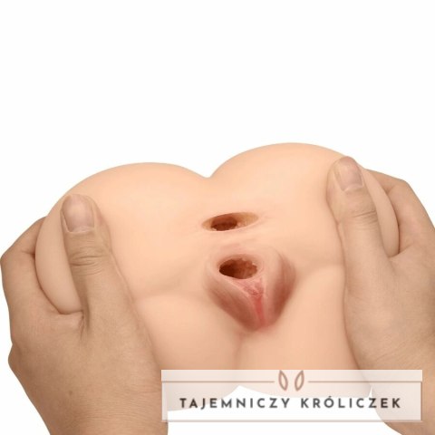Crazy Bull Rolonda Masturbator Model Intymny Dwukanałowy TPE Naturalny 21 cm CRAZY BULL