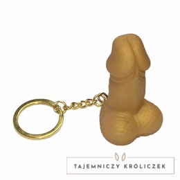 Diablo Picante brelok z gwizdkiem antystresowym złoty, miękki model DIABLO