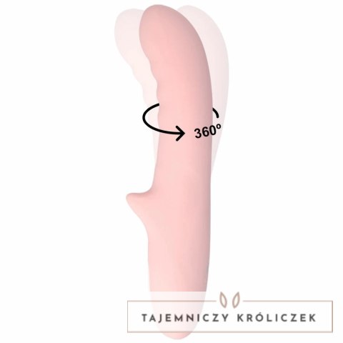 MIA Pisa rożowy - silikonowy model z podwojnym napędem 10 trybow MIA