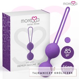 Moressa Osian Three Premium Lilak - kulki treningowe silikonowe 85g MORESSA