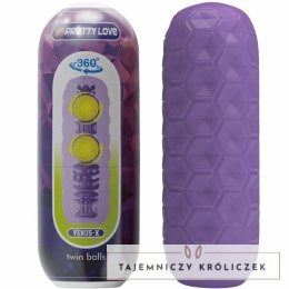Pretty Love BM-009230NQ-1 urządzenie intymne z podwojnymi kulkami fioletowe PRETTY LOVE