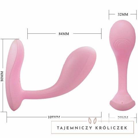 Pretty Love Baird G-Spot model rożowy 12 trybow z aplikacją i akumulatorem PRETTY LOVE