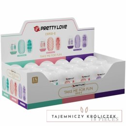 Pretty Love CUPID X - Zestaw 18 modeli intymnych o zrożnicowanej teksturze PRETTY LOVE