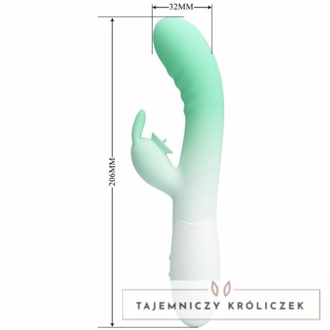 Pretty Love Cerberus model z 30 trybami pracy silikon zielony PRETTY LOVE