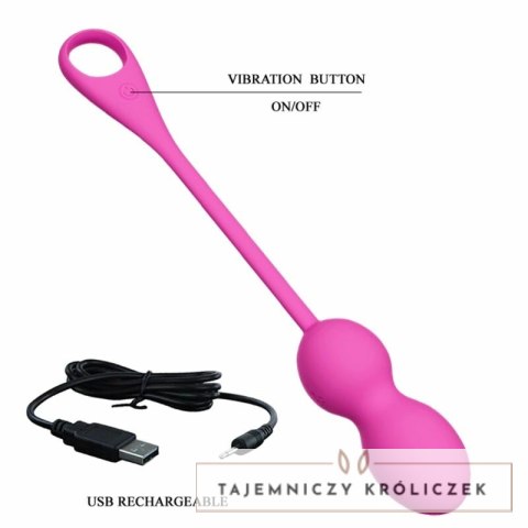 Pretty Love Elvira Rożowe Kulki Treningowe Kegla z Aplikacją Bluetooth PRETTY LOVE