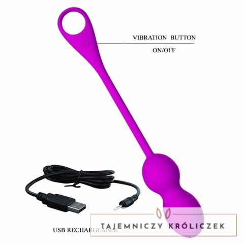 Pretty Love Elvira - fioletowy system do ćwiczeń mięśni Kegla, 12 trybow, USB PRETTY LOVE