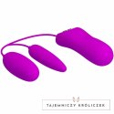 Pretty Love Irma - System podwojnych jajek wibrujących, 12 trybow, silikon PRETTY LOVE