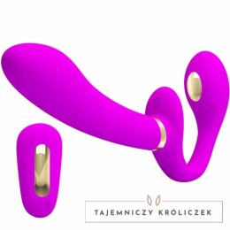 Pretty Love Thunderbird fioletowy - podwojny wibrator z pilotem PRETTY LOVE