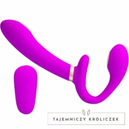 Pretty Love Thunderbird fioletowy - podwojny wibrator z pilotem PRETTY LOVE