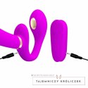 Pretty Love Thunderbird fioletowy - podwojny wibrator z pilotem PRETTY LOVE
