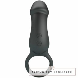 Pretty Love Trae - Pierścień Wibrujący Czarny z Pilotem USB, 7 Trybow PRETTY LOVE