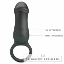Pretty Love Trae - Pierścień Wibrujący Czarny z Pilotem USB, 7 Trybow PRETTY LOVE