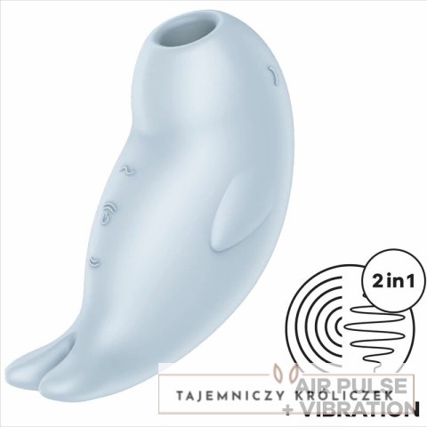 Satisfyer Seal You Soon Air Pulse - kompaktowy model z funkcją pulsacji powietrza SATISFYER