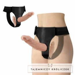 Baile Double Pleasure System z uprzężą, model 1002S, kolor naturalny BAILE