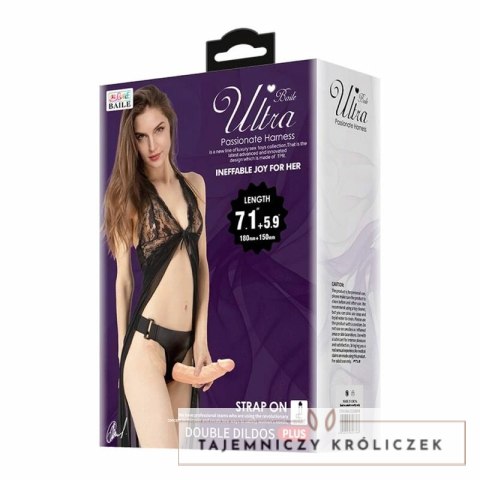 Baile Double Pleasure System z uprzężą, model 1002S, kolor naturalny BAILE