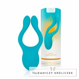 Cala Azul Dani - wielofunkcyjny silikonowy masażer intymny dla par, 10 trybow Cala Azul