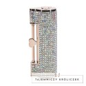 DIAMOND Lipstick Vibrator 4w1 - Model Iridescent, z wymiennymi końcowkami Loveline by Shots