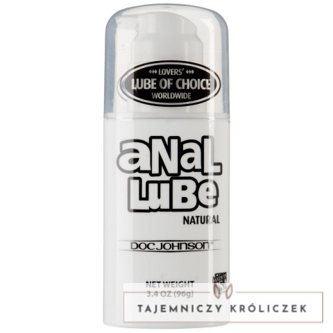 Doc Johnson Anal Lube Natural - Żel nawilżający z pompką 100 ml Doc Johnson