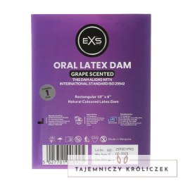 EXS Grape Oral Dam - Arkusz lateksowy o smaku winogronowym 1 szt. EXS