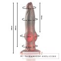 EPIC CYBERSILICOCK Prometheus Titan In Flames silikonowy model wibracyjny z pilotem USB EPIC