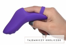 FRISKY Finger Bang Her Pro Pierścieniowy Wibrator do Palca Fioletowy XR Brands