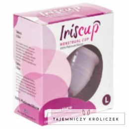 IrisCup Duży Kubeczek Menstruacyjny Rożowy + Torba Sterylizująca IRISCUP