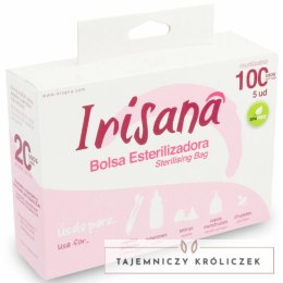 Irisana Sterylizator Torba do Mikrofali 5 szt. - Wielorazowa, 20 użyć IRISCUP
