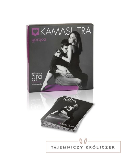 Kamasutra Akademia Miłości - Gra Karciana dla Par, 54 Zadania, 10x6cm Kemis