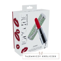 Loveline Candy Model Lipstick Zielony - Miniaturowy Wibrator 4 Końcowki Loveline by Shots