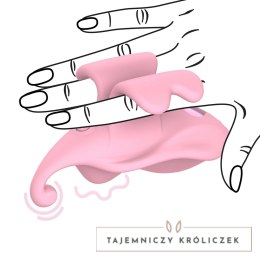 Loveline Dual Finger Vibrator Pink - Kompaktowy model wodoodporny Loveline by Shots