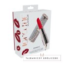 Loveline Sparkle Lipstick Vibrator Iridescent - Stylowy model z 4 nakładkami Loveline by Shots