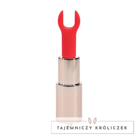 Loveline Sparkle Lipstick Vibrator Iridescent - Stylowy model z 4 nakładkami Loveline by Shots