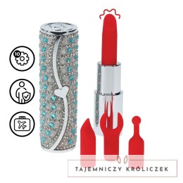 Loveline Tiffany Model Blue - Kompaktowy masażer z 4 nakładkami Loveline by Shots