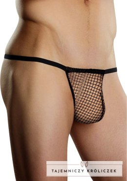Male Power Pose Slip Stretch Net Czarny Uniwersalny Male Power
