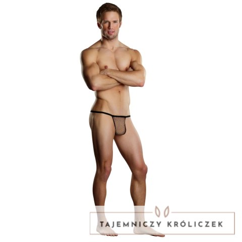 Male Power Pose Slip Stretch Net Czarny Uniwersalny Male Power