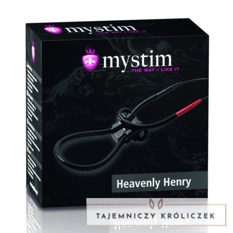 Mystim Heavenly Henry pętla silikonowa do elektrostymulacji, czarna Mystim