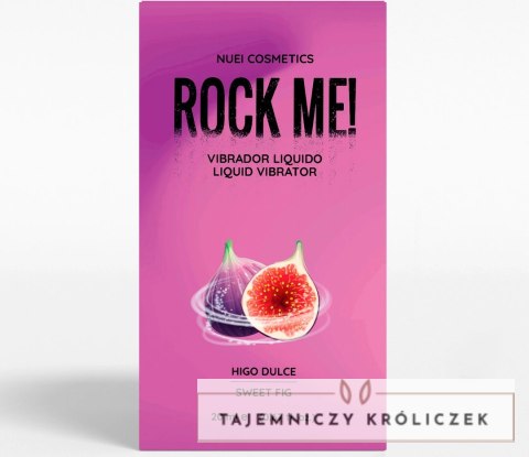 Nuei Rock Me! Żel aktywujący Sweet Fig 20 ml - efekt wibrujący, wegański Nuei