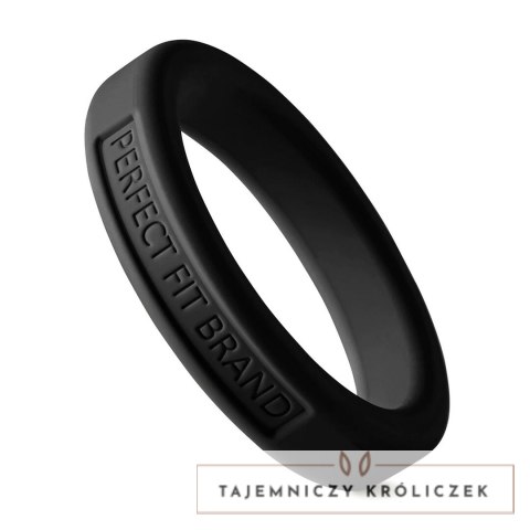 Perfect Fit Hefty Ring Classic silikonowy pierścień 4,4 cm czarny PerfectFitBrand