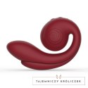 SVibe GIZI Pro Triple Stimulator Bordeaux - potrojna technologia masażu Snail Vibe