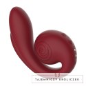 SVibe GIZI Pro Triple Stimulator Bordeaux - potrojna technologia masażu Snail Vibe