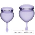 Satisfyer Feel Good Kubeczek Menstruacyjny Fioletowy 15ml+20ml Zestaw SATISFYER