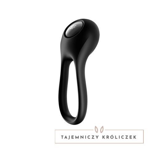 Satisfyer Majestic Duo czarny - elastyczny pierścień wibrujący 12 trybow Satisfyer