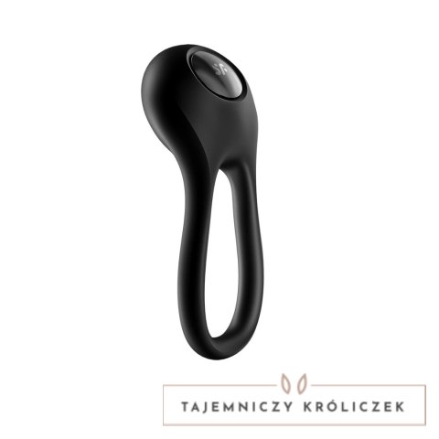 Satisfyer Majestic Duo czarny - elastyczny pierścień wibrujący 12 trybow Satisfyer