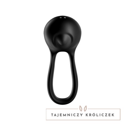 Satisfyer Majestic Duo czarny - elastyczny pierścień wibrujący 12 trybow Satisfyer